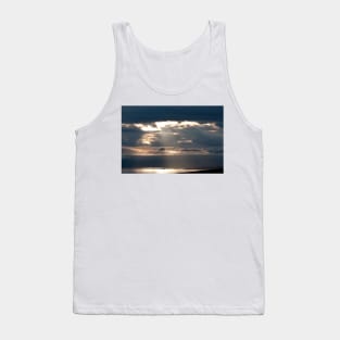 Lightshafts over the mountains of the west coast of Scotland Tank Top